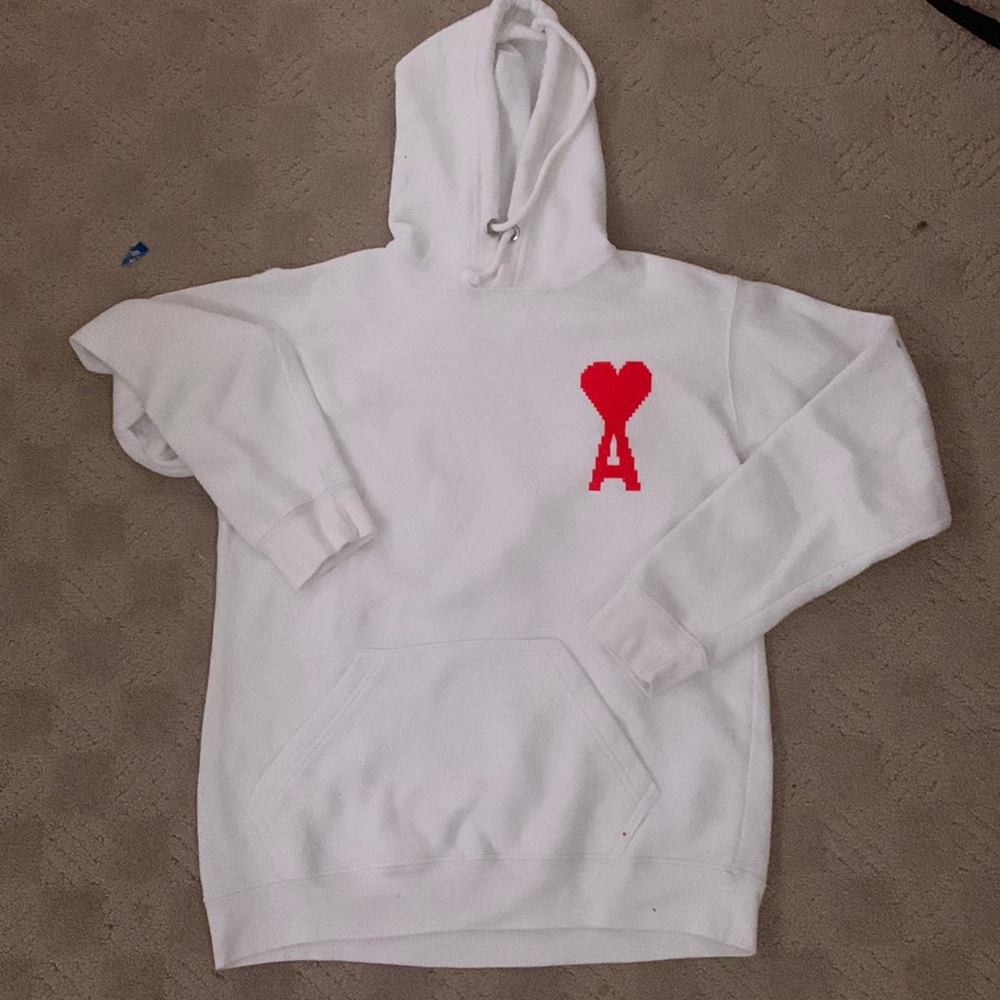 Like brand new white A hoodie